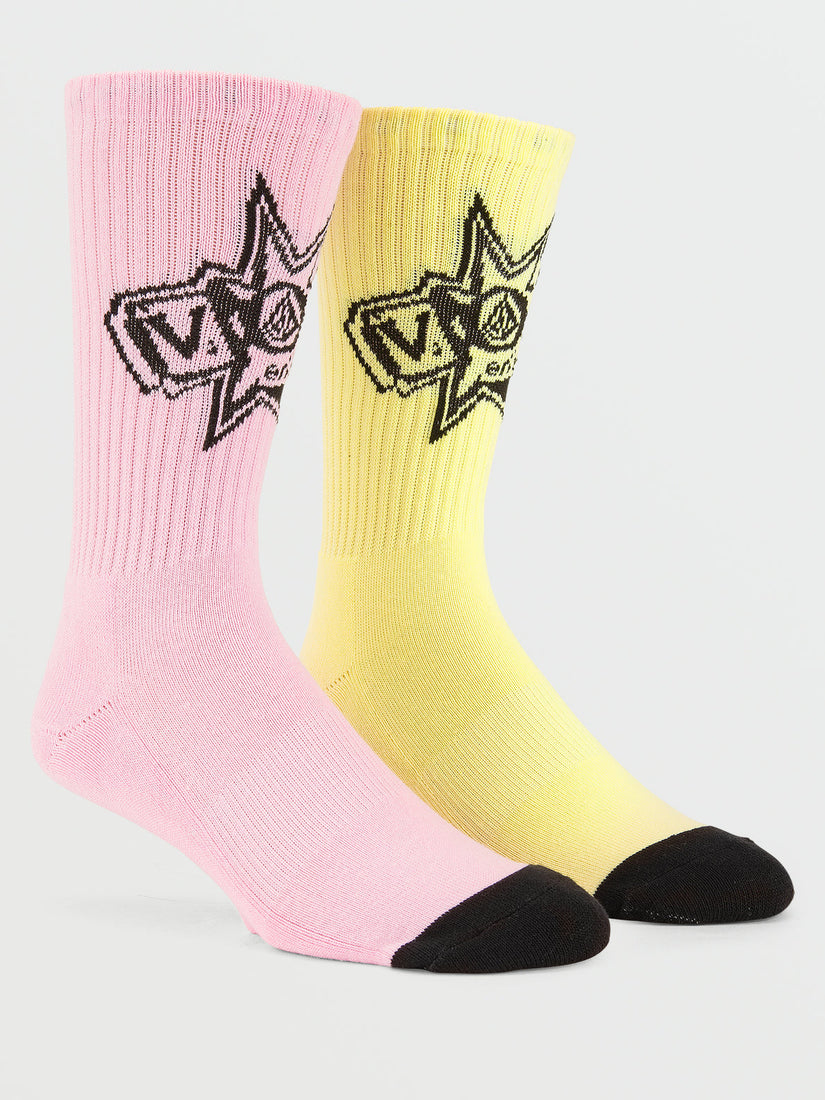 Volcom Entertainment Socks - Reef Pink