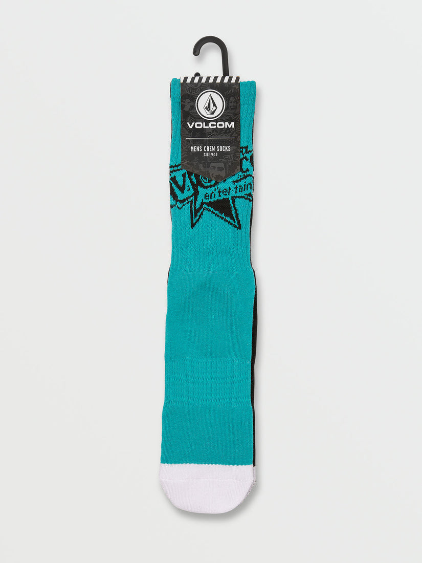 Volcom Entertainment Socks - Temple Teal