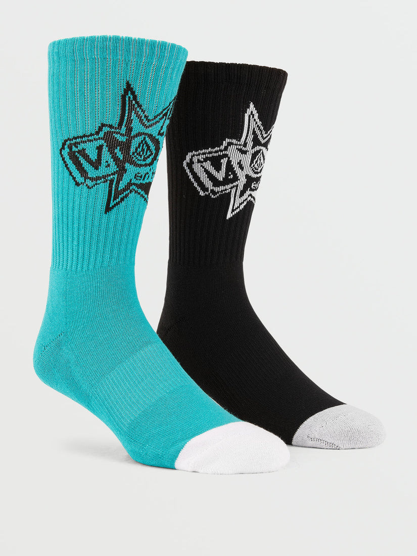 Volcom Entertainment Socks - Temple Teal