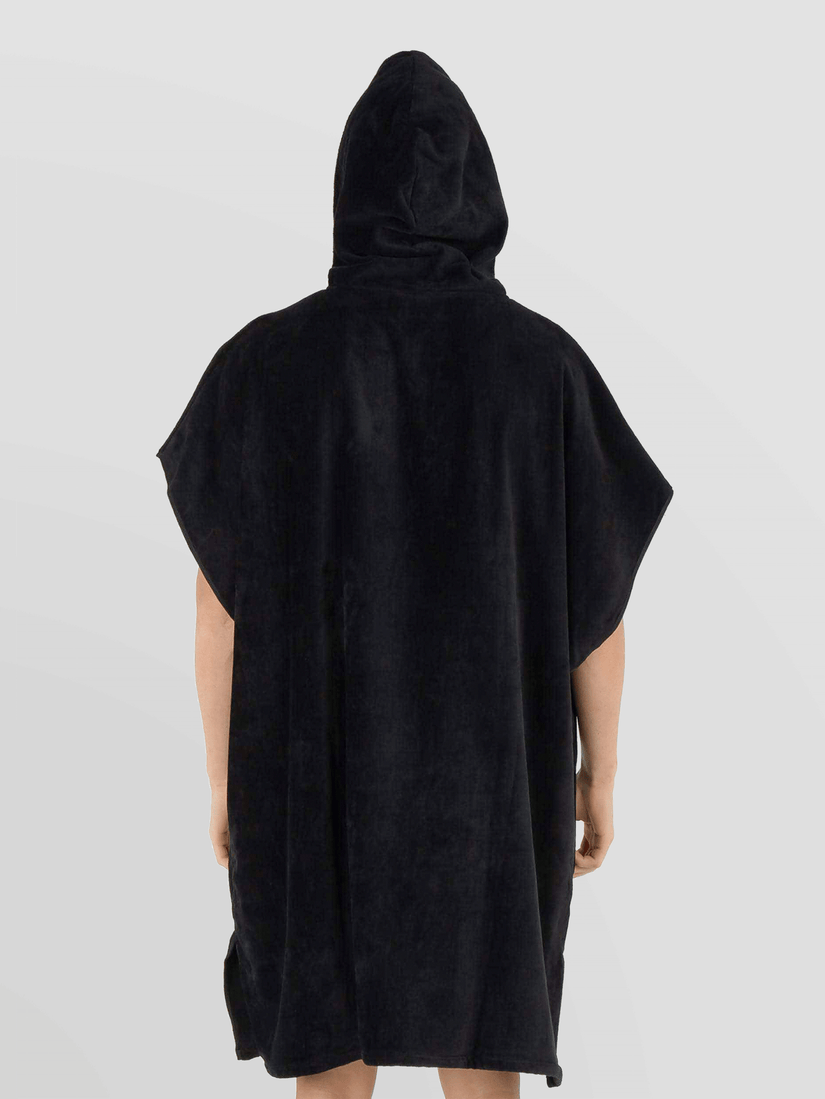 Stone Hooded Towel - Black