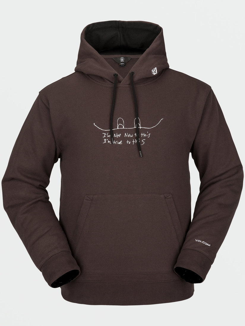 MENS D.I. FLEECE PULLOVER - BROWN