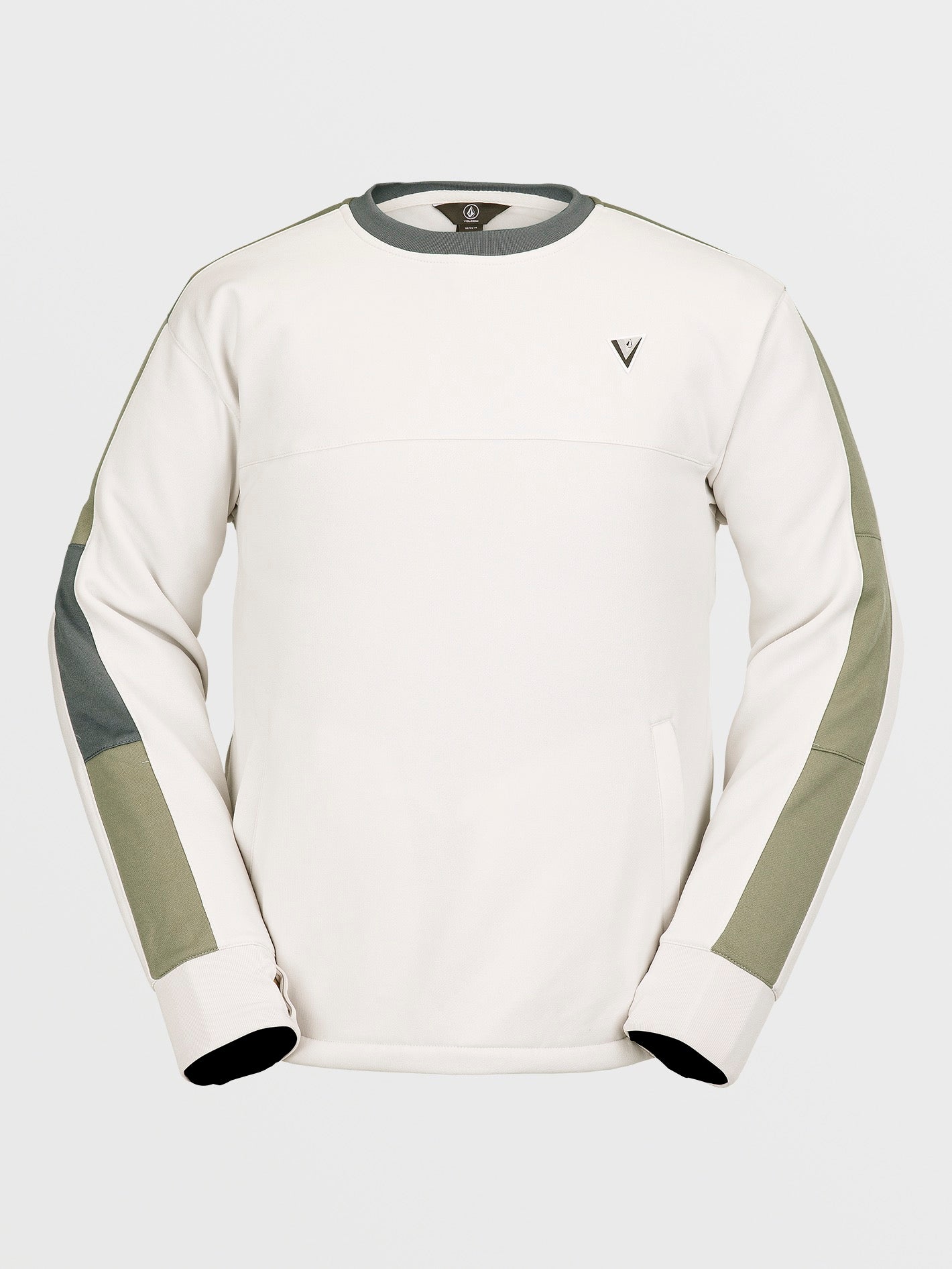 Mens Hydro Riding Crew Pullover - Ice | Volcom Japan