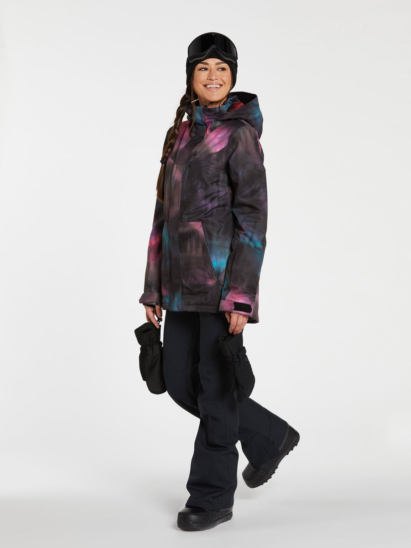 Womens Pine 2L TDS Infrared Jacket - Blue Tie-Dye