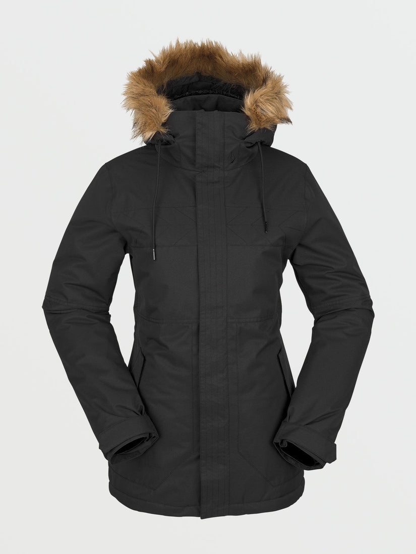 Womens Fawn Insulated Jacket - Black