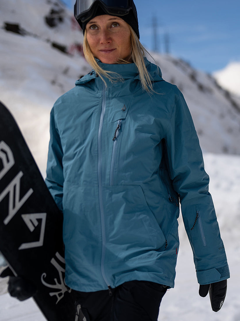 Womens Nya Tds Infrared Gore-Tex Jacket - Petrol Blue