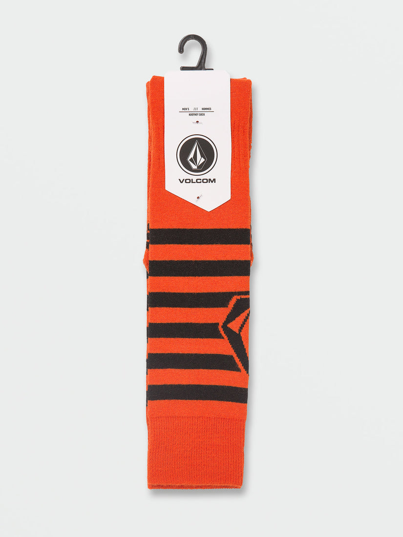 Mens Kootney Sock - Orange Shock