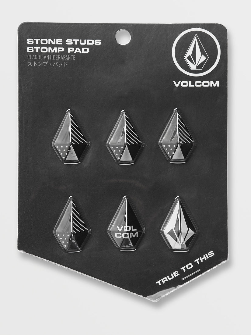 Stone Studs Stomp Pads Black (K6752400_BLK) [F]