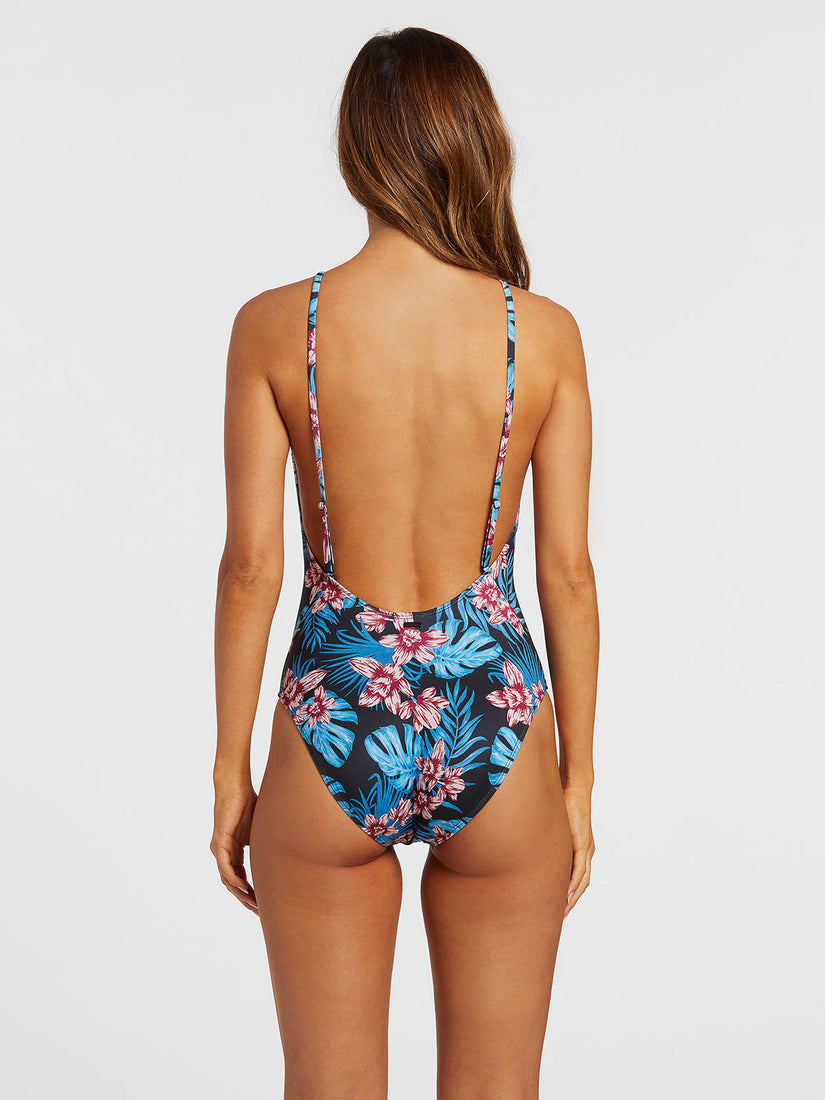 Y'ORCHIDDING ONE PIECE - BLACK