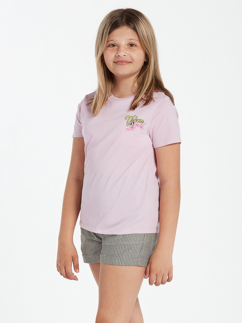 Girls Last Party Short Sleeve Tee - Petal Pink (R3512200_PTP) [F]