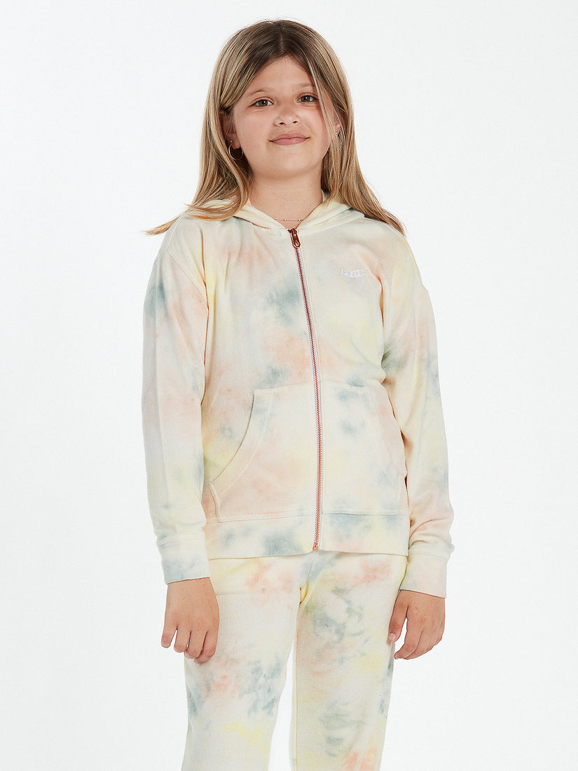 Girls Lived in Lounge Zip Fleece - Multi (R4812102_MLT) [2]