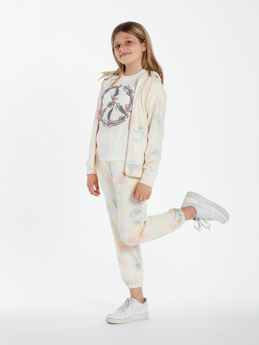 Girls Lived in Lounge Zip Fleece - Multi (R4812102_MLT) [4]