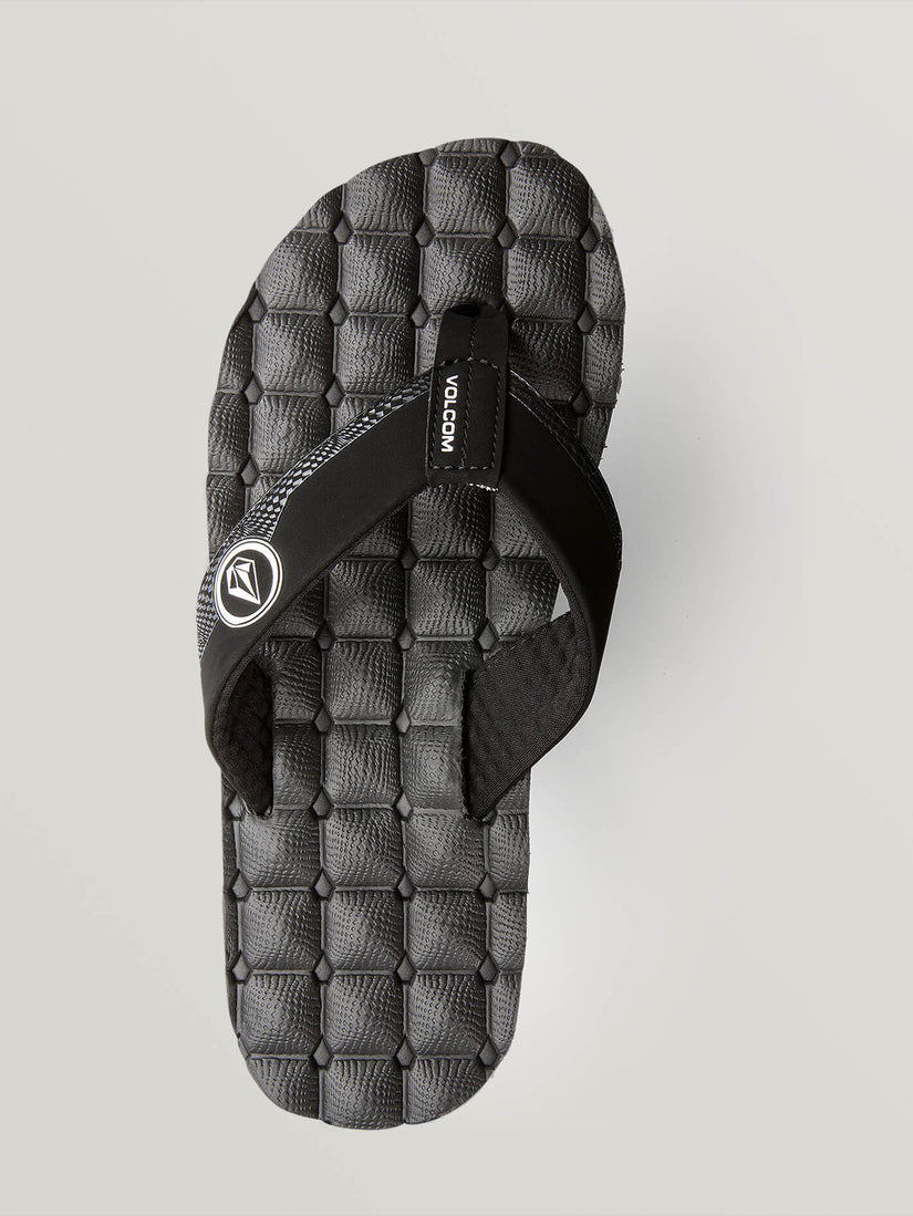 Recliner Sandal - Black White (V0811520_BWH) [1]