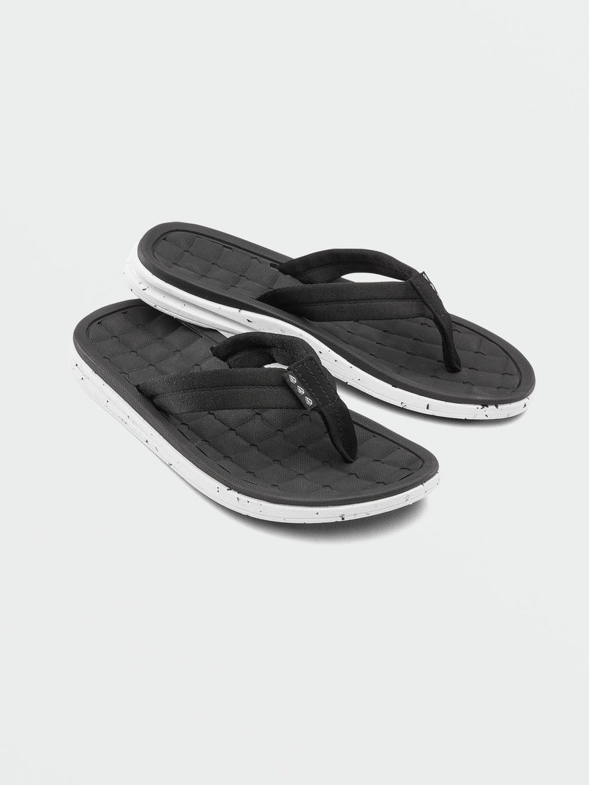 V.Co Draft Sandals - Black White