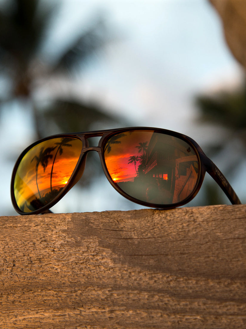 STOKE SUNGLASSES - MATTE TORT/BRONZE POLAR