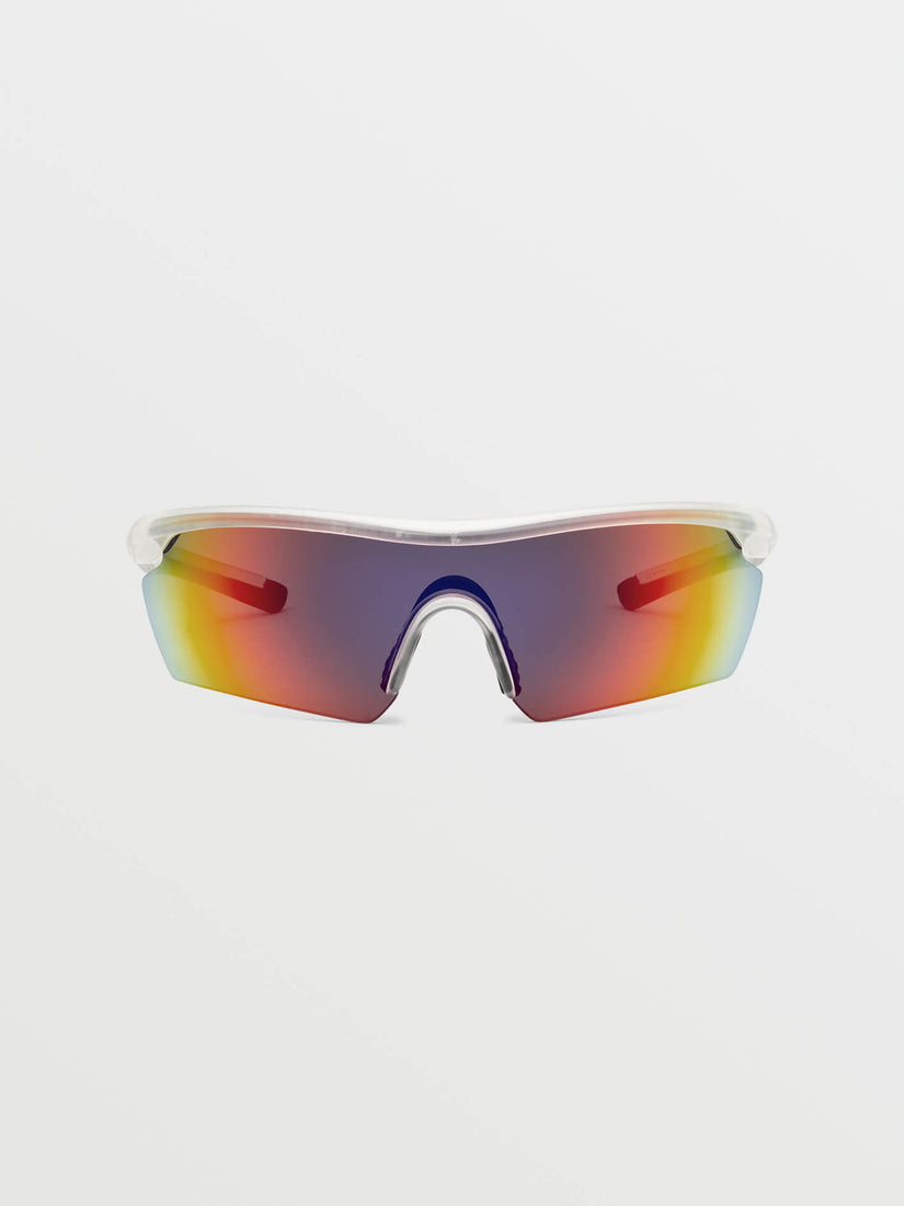 DOWNLOAD SUNGLASSES - MATTE CLEAR/GRAY PLASMA MIRROR