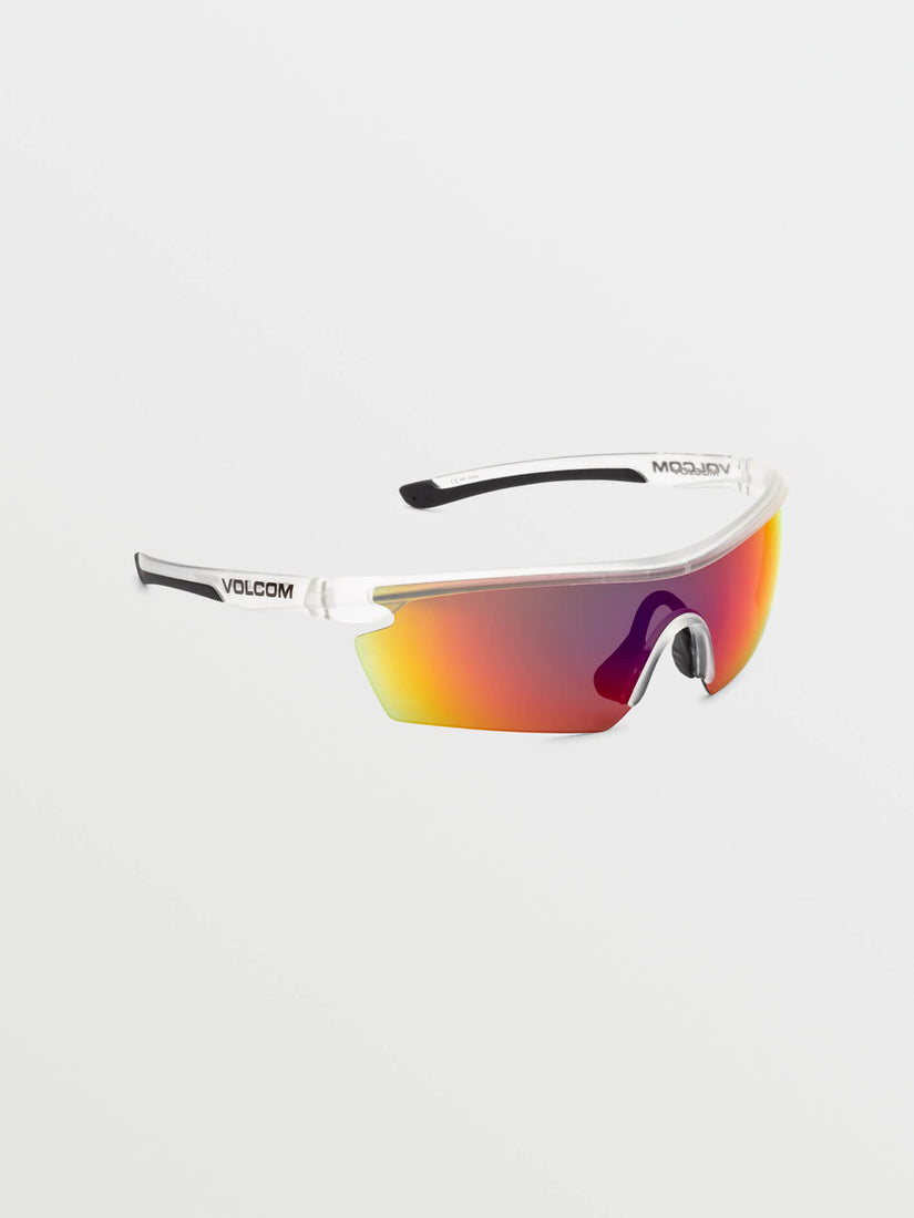 DOWNLOAD SUNGLASSES - MATTE CLEAR/GRAY PLASMA MIRROR