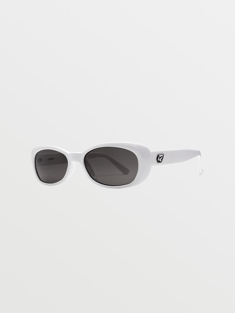 JAM SUNGLASSES - GLOSS WHITE/GRAY