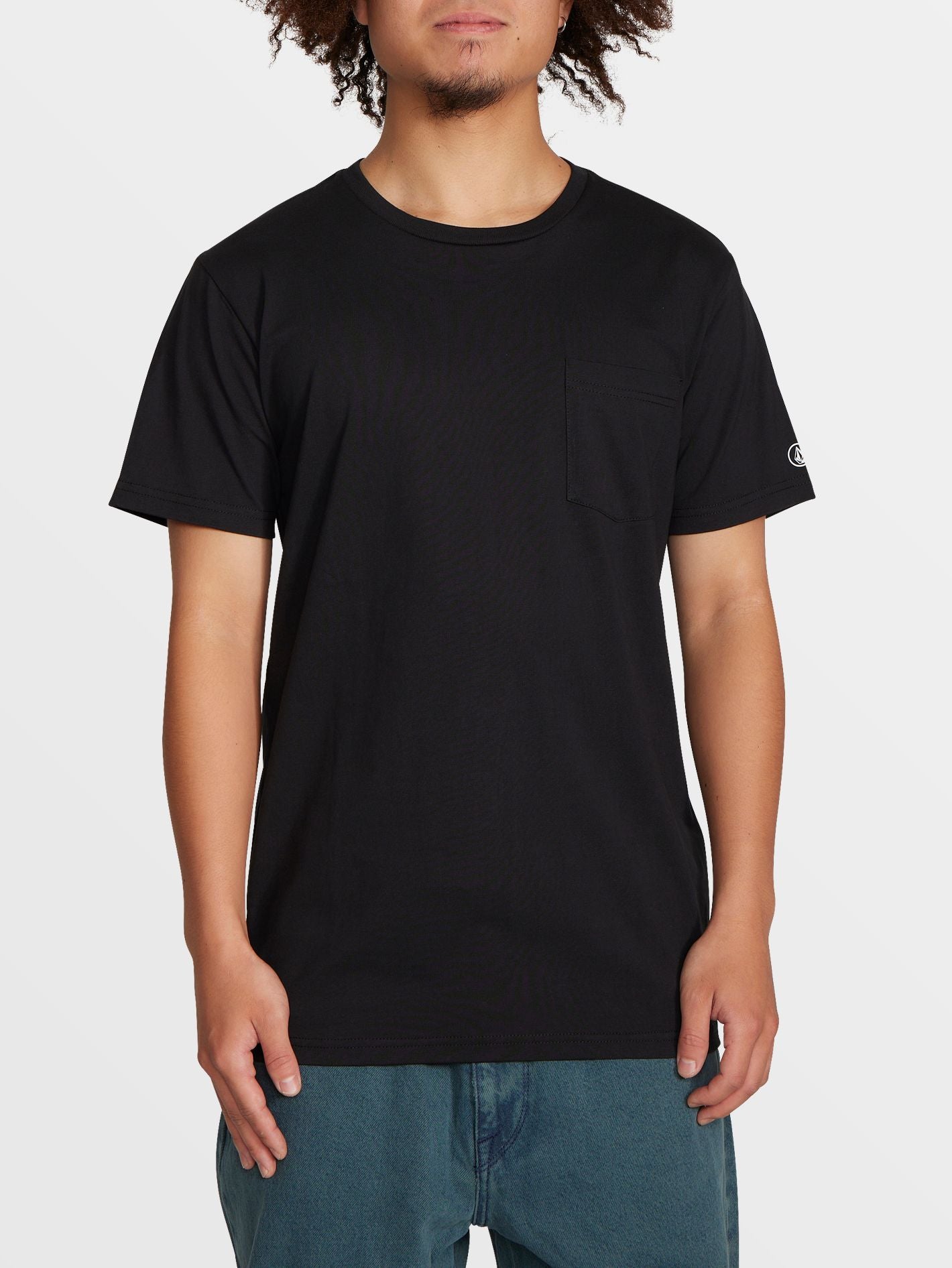 Solid Pocket Short Sleeve Tee - Black – Volcom Japan