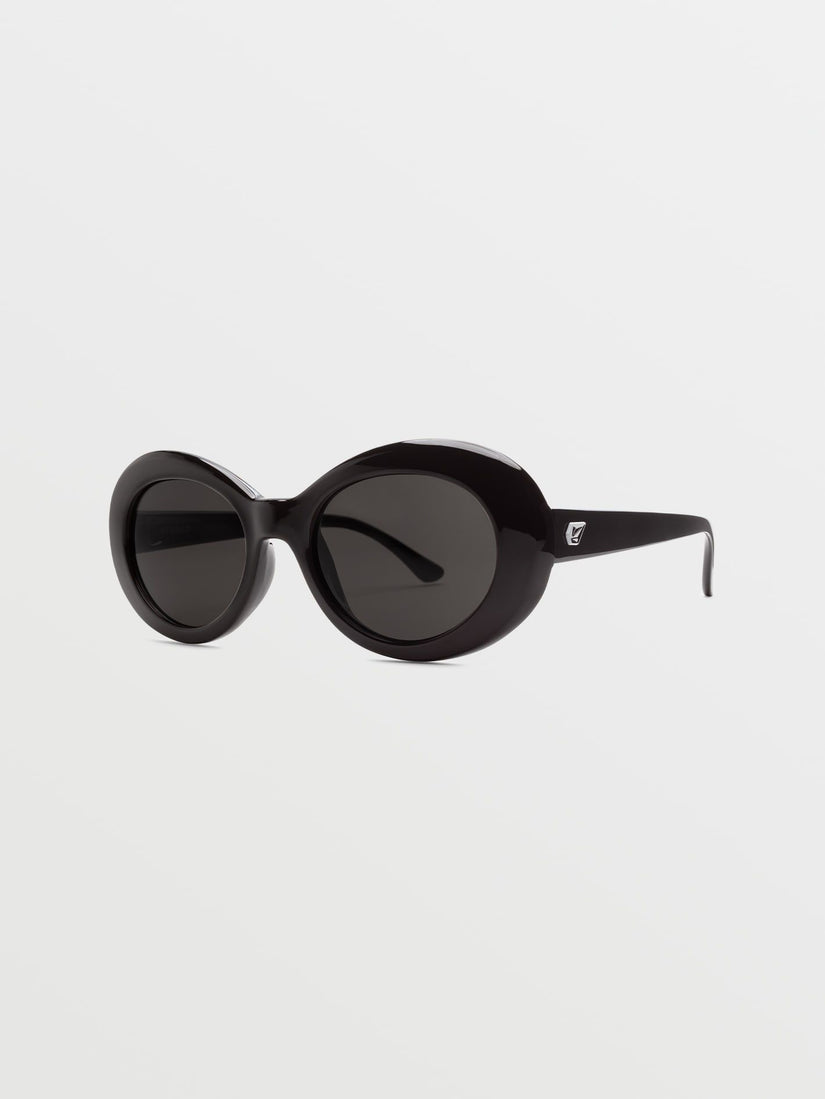 STONED SUNGLASSES - GLOSS BLACK/GRAY