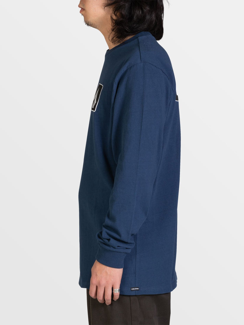 RELICS LONG SLEEVE TEE - BAJA INDIGO