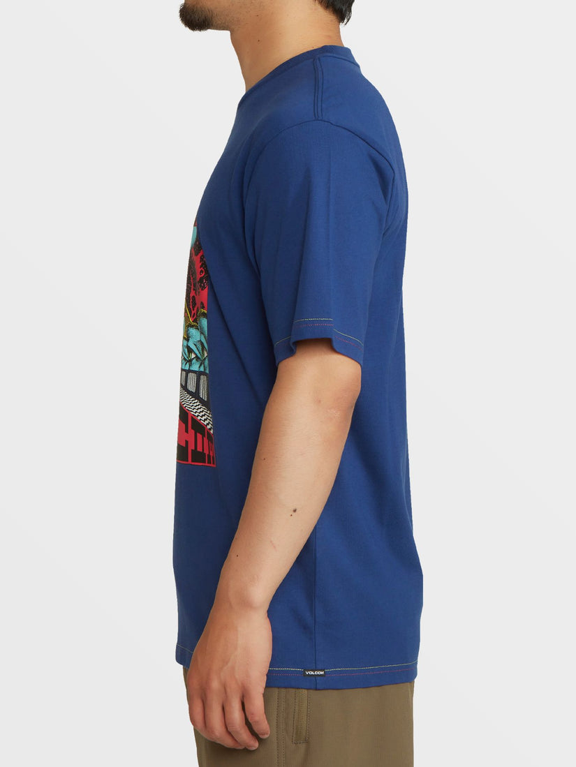 Npac Elzo Durt Fa Short Sleeve Tee - Blueprint