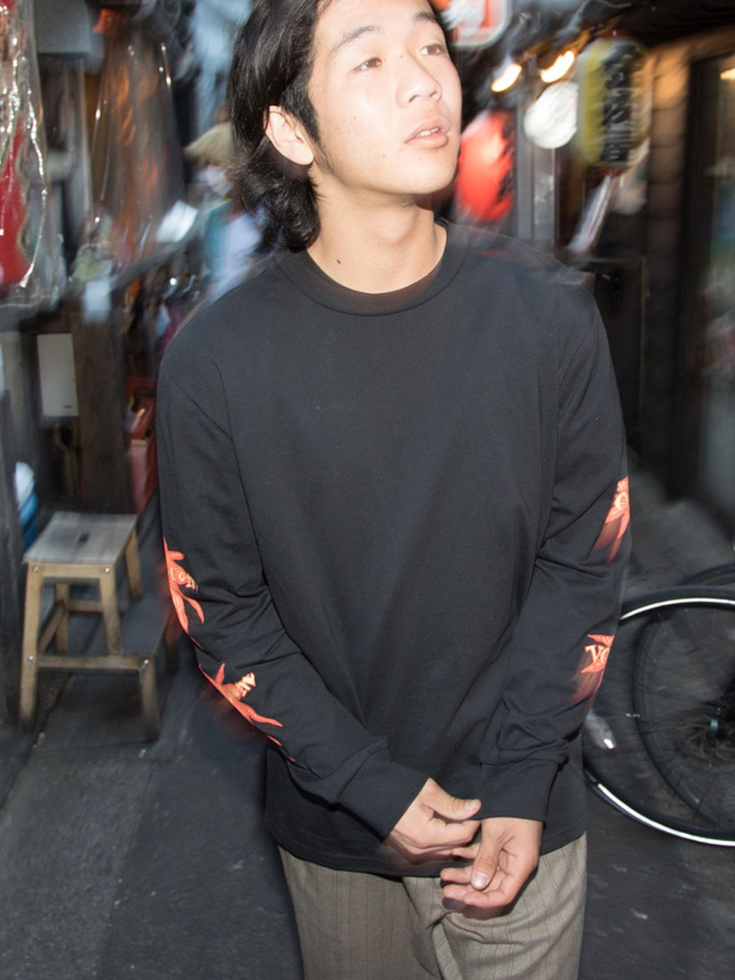 Tokyo True Long Sleeve Tee - Black